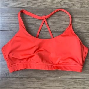 Red Reebok sports bra, L